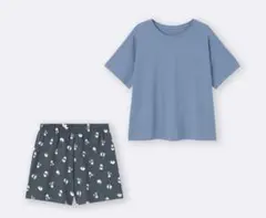 GU ルームウェア セットアップ 半袖 ショートパンツのサムネイル