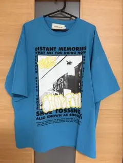 JUN CLUB グラフィックTシャツ ブルー L