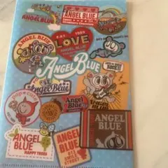 ANGEL BLUE クリアファイル カラフルデザインA5