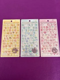 ボンボンドロップシール　ポムポムプリン、マイメロ、ポチャッコ　3点セット