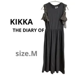 KIKKA キッカ　オールインワン　サロペットノースリーブ　リボンのサムネイル