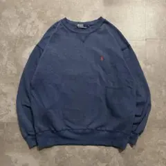 90s POLO by Ralph Lauren V前 スウェット M ネイビーのサムネイル