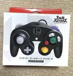 ニンテンドー　ゲームキューブ　コントローラ　スマブラブラック