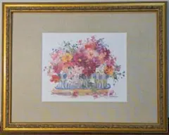 水彩画「5月のバラ」華やかローズ・インテリア装飾に尾島敬子作 水彩画「5月のバラ」華やかローズ・インテリア装飾に尾島敬子作 - メルカリ