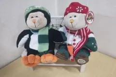 Starbucks 2007年　ホリデーベアリスタ２体セット　タグ付き