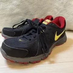 NIKE REVOLUTION2 24.5cm ブラック イエロー スニーカー