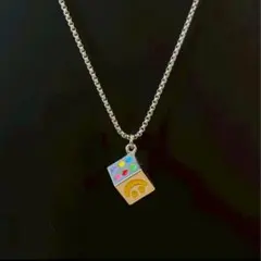 レディース　サイコロ ネックレス シルバー ユニセックスのサムネイル