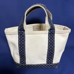 L.L.Bean ボートアンドトート ミニドット柄　エルエルビーントートバッグのサムネイル