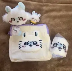 【モモンガセット】ちいかわもこもこポーチほか