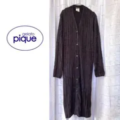 ジェラートピケ 調温スムーズィー♡ロングカーディガン ロングガウン ジェラピケ