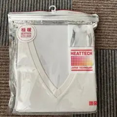 ユニクロ ヒートテック 極暖 半袖 エクストラウォーム VネックT 白 Ｌサイズ