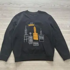 COACH コーチ バスキア コラボ スウェット Mサイズ 裏起毛　ブラック