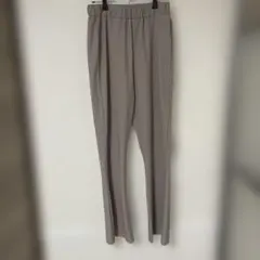 earth music&ecology リブパンツ グレー