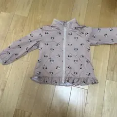 ミニー柄ピンクウィンドブレーカー110
