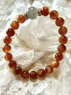 天然石⭐️プラジオクレースムーンストーン