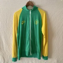 00s NIKE ナイキ Y2K トラックジャケット 緑 黄色XL 風車