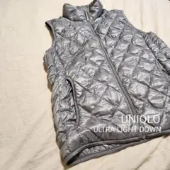 UNIQLO ユニクロ メンズ ウルトラライトダウンキルティングベスト グレーＭ