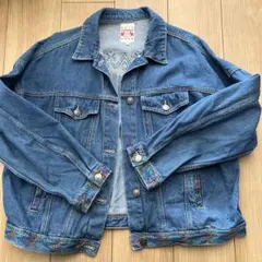 値下げしました　チチカカ　デニムジャケット　刺繍