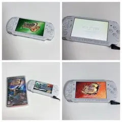 ぬ*し様 PSP 3000本体 パールホワイト モンハン2ndG 3rdセット