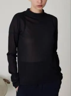 rim.ark Tricot stretch fit tops ブラックのサムネイル