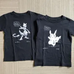 ユニクロ　ミュウツー ピカチュウ Tシャツ 2枚セット 110cm