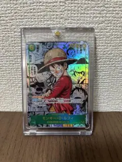 ONE PIECE カード　受け継がれる意志　ルフィ コミックパラレル