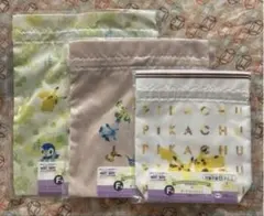 一番くじ　ポケットモンスター　発売記念くじ　 　巾着ポーチ　3種