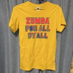 ZUMBA Tシャツ イエロー ロゴプリントのサムネイル