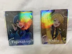 すとふぇすカードあっきぃ、ちぐさ　AMPTAKxCOLORS