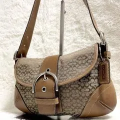 COACH SOHO one shoulder signature bag