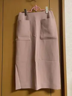 【Demi-Luxe BEAMS】ロングスカート くすみピンク