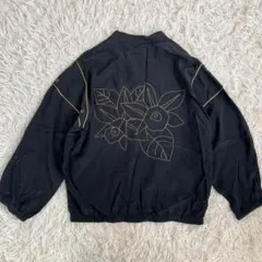 PANGALDI & B/ブルゾン/黒/バックフラワー刺繍/シルク100のサムネイル