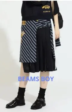 A × BEAMS BOY / 別注 ボーイスカウト プリーツ スカートのサムネイル