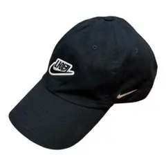 韓国限定 NIKE ナイキ　カスタムキャップ M/Lブラックハングルロゴ