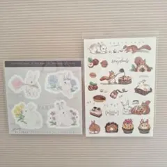 ステッカー　うさぎ①