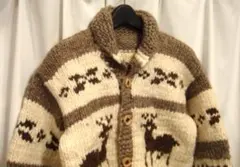 美品　カナダ製　未使用　サンダーバード　カウチンセーター　Mサイズ