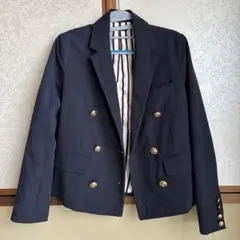 ネイビー ダブルブレストジャケットM