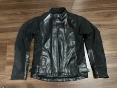 ブラック合成皮革風ジャケット Mサイズ