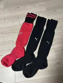Puma サッカーソックス 3足セット 25-27cm