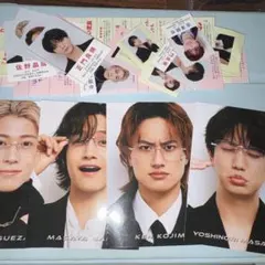 Aぇ! group MYOJOリムレスメガネカード