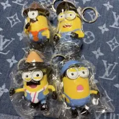 ミニオン キーホルダー 4個セット 6〜7cm