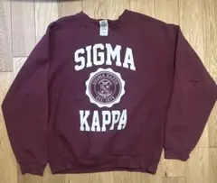 SIGMA KAPPA スウェット バーガンディ L