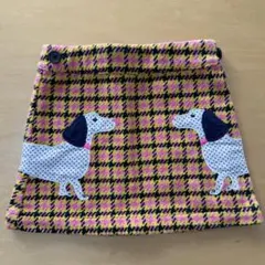 Mini boden ボーデン　イギリス　ツイードスカート　わんちゃんアップリケのサムネイル