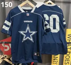【実着用】NFL ダラスカウボーイズ ユニフォーム 80 90s スターター ダラスカウボーイズ NFL ゲームシャツ ネイビー 古着
