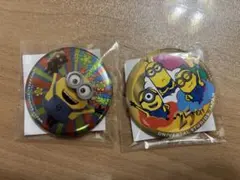 USJ ミニオン缶バッジ2個セット 25周年記念