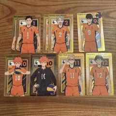 ハイキュー!! メタリックカード 烏野高校 まとめ売り