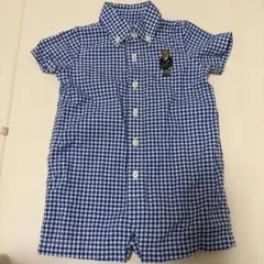 Ralph Lauren チェック柄 半袖ロンパース 3monthのサムネイル