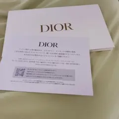 Dior カードと封筒