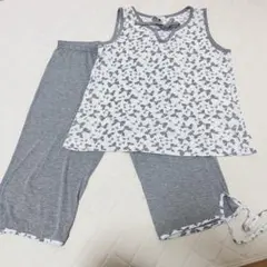【格安・訳あり】tutuanna ルームウェア上下 ノースリーブ M-Lのサムネイル