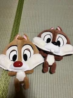 ディズニー チップとデール ファンキャップ 2個セットのサムネイル
